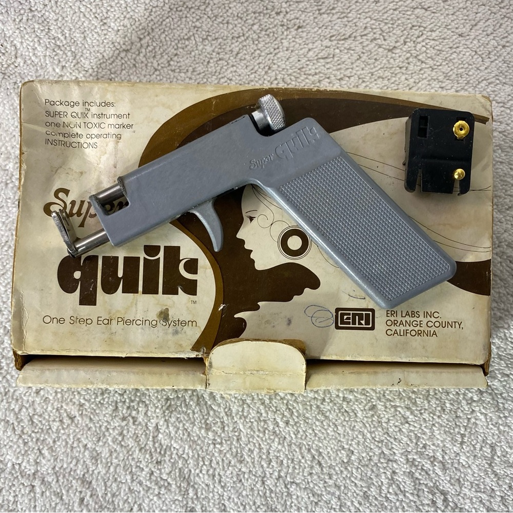 Vintage Super Quik One Step Ear Piercing System
